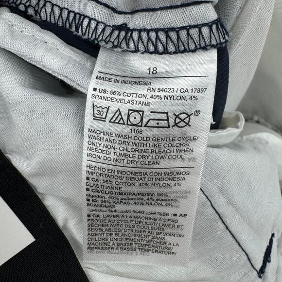 Old Navy boy's size 18 uniform pants tech straight built-in-flex navy blue NEW - Picture 8 of 8